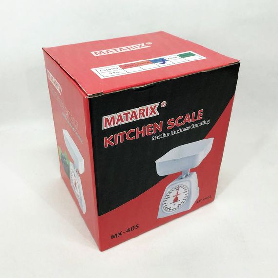 Весы для еды кухонные MATARIX MX-405 5 кг синие, Кулинарные весы для взвешивания еды HZ-41 | Зображення 2