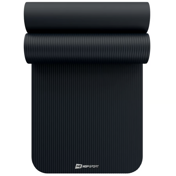 Коврик для йоги Hop-Sport HS-NB015GM NBR 1,5см чорний