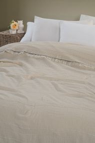 Муслінове покривало Sikel Izgi 220×240 Naturel