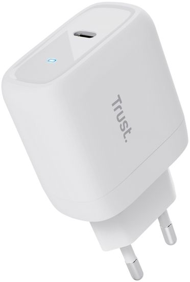 Зарядний пристрій Trust мережевий Maxo 45Вт, USB-C PD, білий (25138_TRUST) | Зображення 3