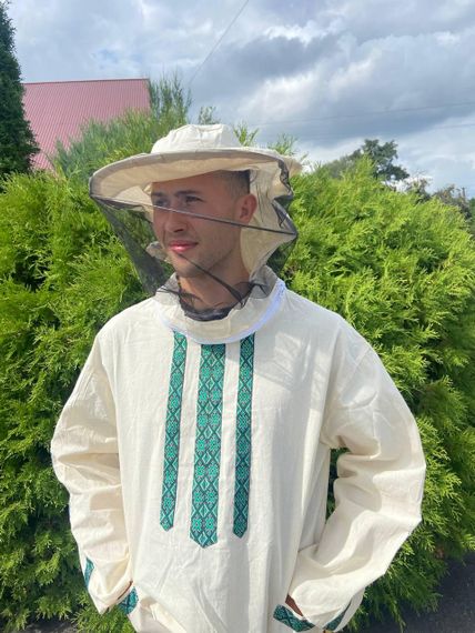 Куртка бджоляра “Вишиванка” з маскою | Зображення 3