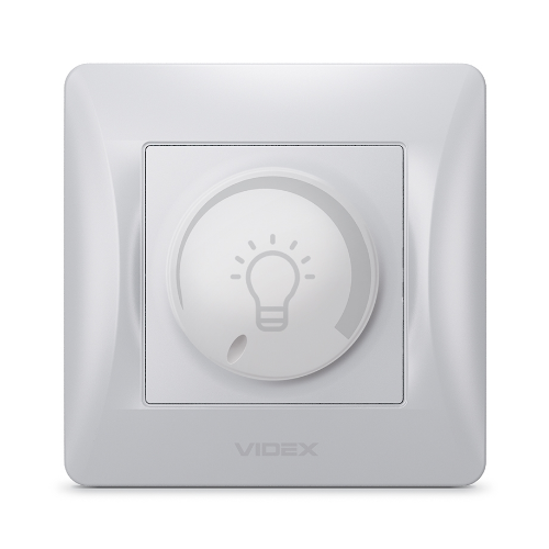 BINERA срібний шовк Вимикач диммерний LED 200W Videx