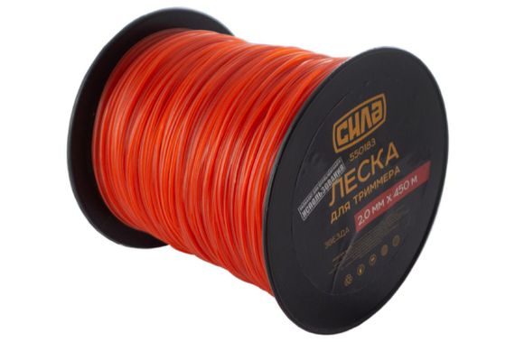 Волосінь для тримера 2,0 мм зірка 450 м СИЛА 5501831 | Зображення 1