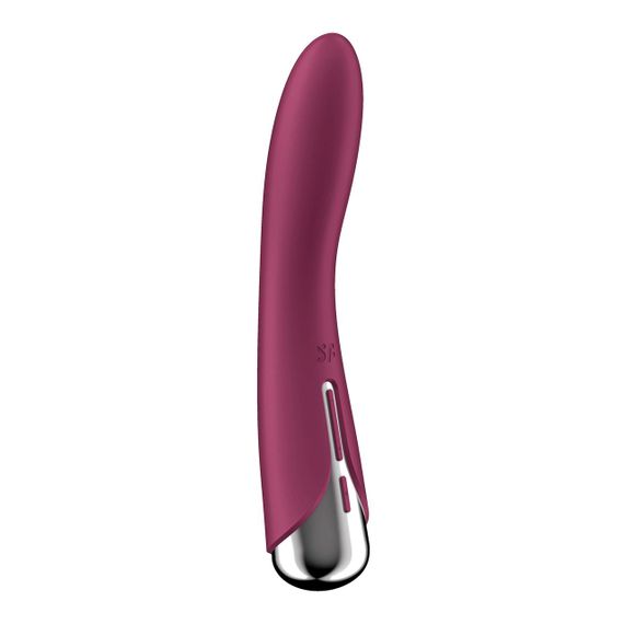 Вибратор с ротацией Spinning Vibe 1 бордовый Satisfyer (Германия) Sex Aura | Зображення 5