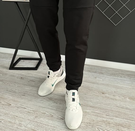 Демісезонний спортивний костюм Adidas чорна кофта на змійці + чорні штани (двонитка) RD121/RD126 | Зображення 7