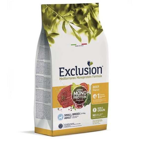 Сухой корм Exclusion Adult Beef Small Breed для взрослых собак маленьких пород 2 кг