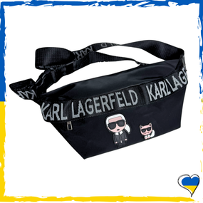 Бананка Karl Lagerfeld. Бананка карл, сумка через плече, сумка на пояс