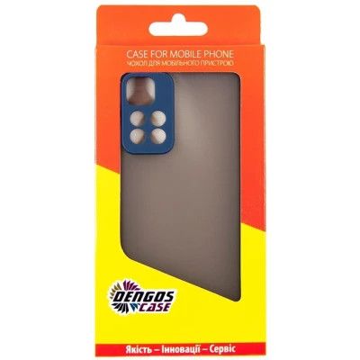 Чехол для мобильного телефона Dengos Kit for Xiaomi Redmi Note 11 Pro case + glass (Blue) (DG-KM-31) | Зображення 3