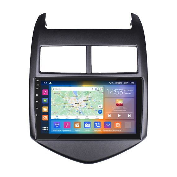 Штатна магнітола 9" Lesko для Chevrolet Sonic I 2011-2016 4/64Gb CarPlay 4G Wi-Fi GPS Prime Шевролет