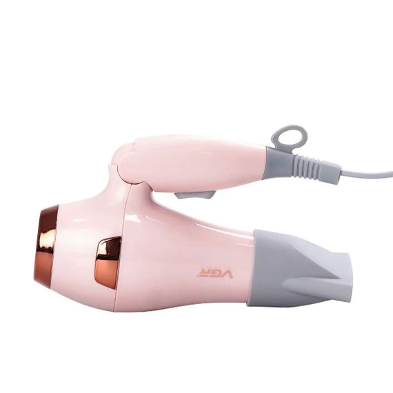 Фен для волосся VGR HPV432 з концентратором 1000 Вт Рожевий | Зображення 2