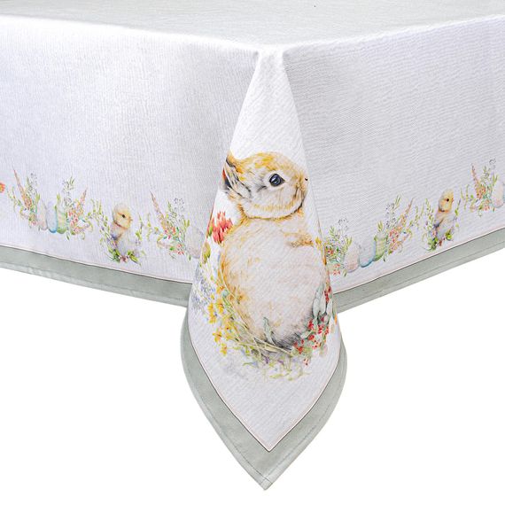 Скатертина Home Line 129623  120x152  Напівпанамський; Бавовна Принт