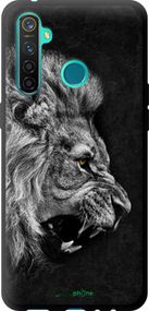 Чохол на Realme 5 Pro Лев "1080b-1861-2448"