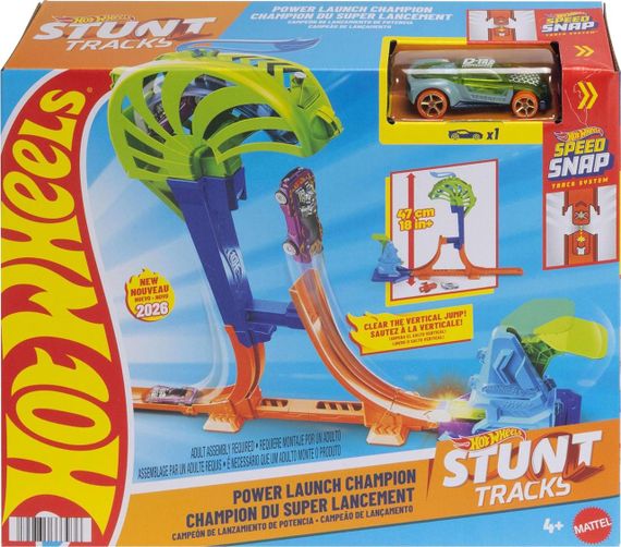Трек Хот Вілс Чемпіон суперстарту Оригінал Hot Wheels Stunt Tracks Power Launch Champion