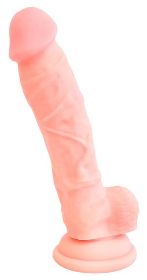 Фалоімітатор - Medical Silicone Dildo, 18 см | Зображення 1
