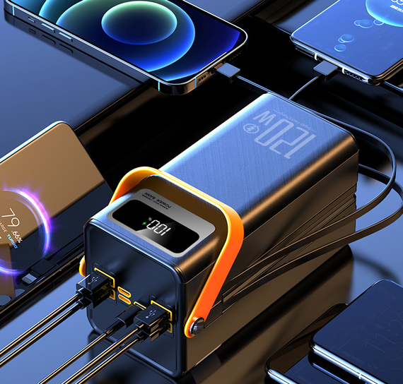 Потужний Powerbank 50000 мАг з швидкою зарядкою 22.5W і ліхтариком | Зображення 3