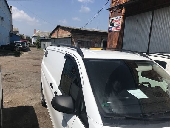 Рейлінги чорні Оригінальний дизайн Довга база (EXTRALONG) для Mercedes Vito / V W447 2014-2024 рр | Зображення 5