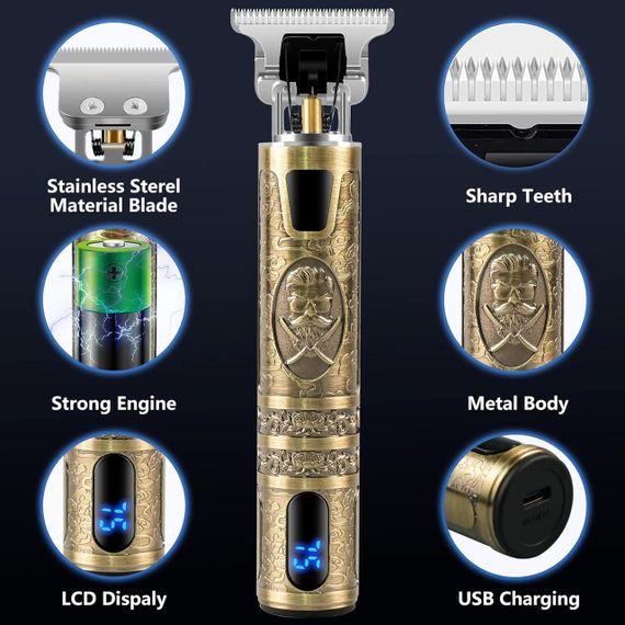 Машинка для стриження волосся, Професійна, акумуляторна з Т-подібним лезом | Зображення 5