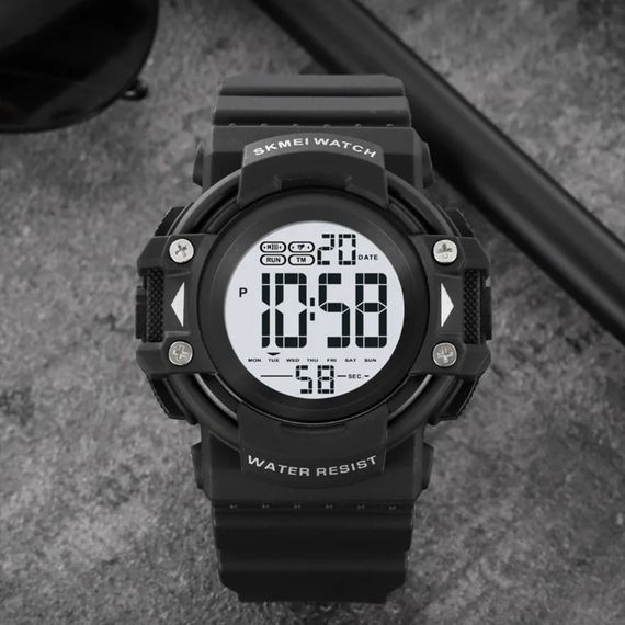 Чоловічий годинник Skmei 2195BKWT Black-White | Зображення 1