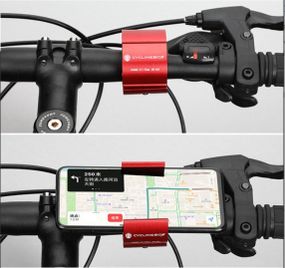 Кріплення для телефону для велосипеда, складне протиударне кріплення для телефону з алюмінієвого сплаву