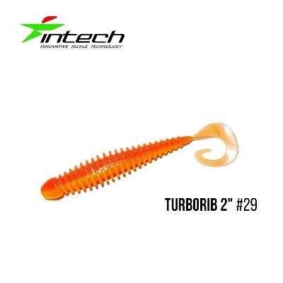 Силіконова приманка, Їстівний силікон Intech Інтеч Turborib 2"12 шт #29
