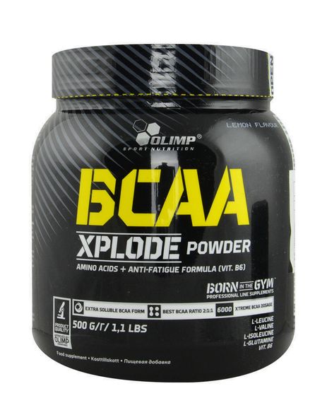 Аминокислоты Olimp BCAA Xplode Powder 500 г, Orange