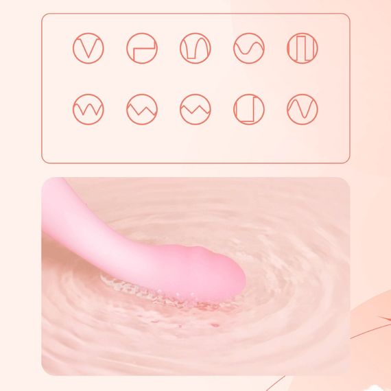 Вибратор для точки G BeYourLover Cloud IPO, розовый, 15.3 х 3.6 см Sex Aura | Зображення 7