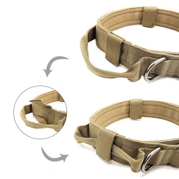 Тактичний нашийник Primo DOG для собак, розмір XL (53-63см) - Khaki | Зображення 2