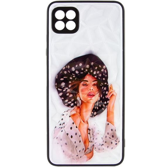 TPU+PC чохол Prisma Ladies для Samsung Galaxy A22 5G, Girl in a hat | Зображення 1