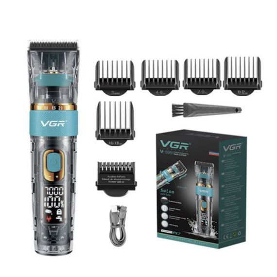 Окантовочная машинка для стрижки аккумуляторная, Машинка для стрижки волос мощная WR-17 | Зображення 2