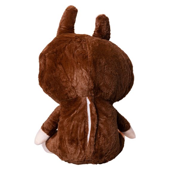 М'яка іграшка-плед, подушка 3 в 1 Лабубу 50 см Коричневий ТМ COLORFUL HOME LAB2BR | Зображення 4