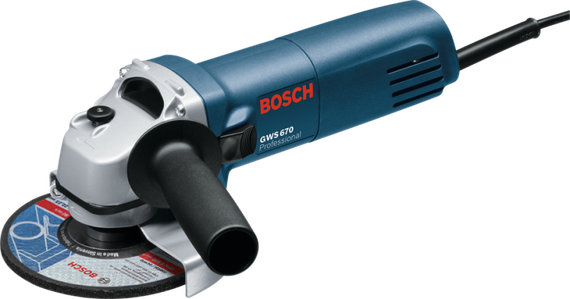 Кутова шліфмашина Bosch GWS 670 Professional (0601375606) | Зображення 1