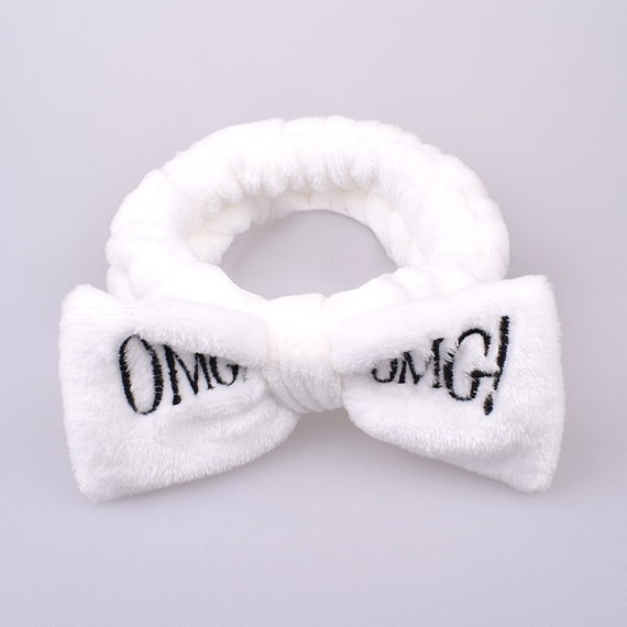 Повязка на голову SV OMG хлопковая, Белый