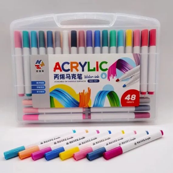 Акварельные маркеры 60 цветов Water Brush | Зображення 5