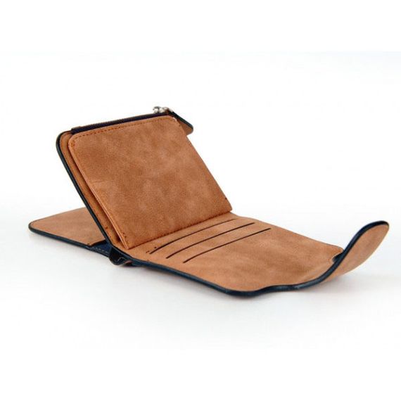 Розкладний жіночий шкіряний гаманець Baellerry N2346, Компактний гаманець для дівчинки QR-33 | Зображення 2