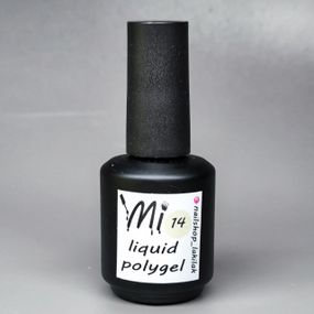 Рідкий полігель Мі #14 слонова кістка 15мл (пляшка з пензликом)