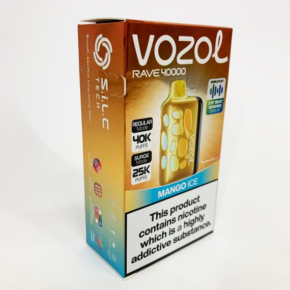Vozol Rave 40000. Манго (Mango Ice) | Зображення 1