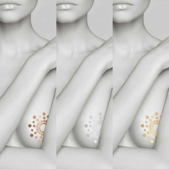 Прикраса для грудей MIMI Metallic Skin Transfer Bijoux Indiscrets Sex Aura