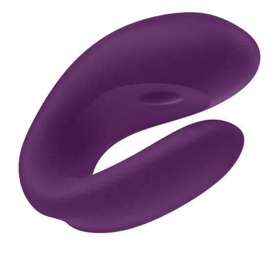 Смарт-вібратор для пар Satisfyer Double Joy Violet із широким кліторальним стимулятором | Зображення 4