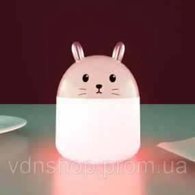 Міні-зволожувач повітря Air Purifier нічник 2 в 1 котик
