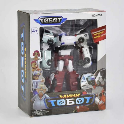 Уцінка. Робот-трансформер "Тобот" Кватран (робот D, C, W, R) - одна машинка не має колеса