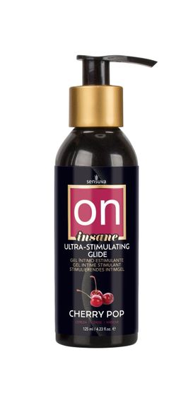 Збуджувальна змазка на гібридній основі Sensuva Ultra-Stimulating On Insane Cherry Pop (125 мл)