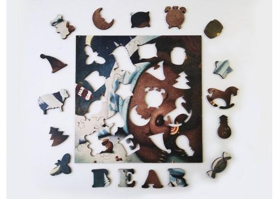 Пазл Сладкий сон (деревянный, 50 элементов) | Зображення 1