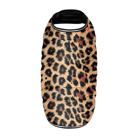Курточка-накидка для собак WAUDOG Clothes, малюнок "Леопард", L, А 41 см, B 58-70 см, С 42-52 см | Зображення 2