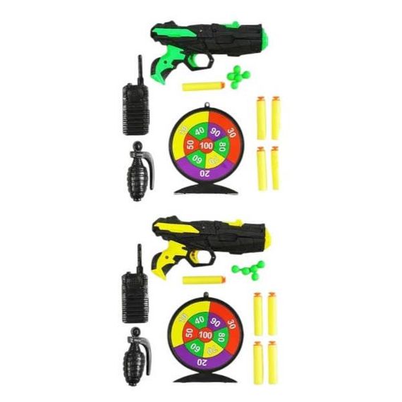 Набор игровой 2 пистолета и патроны YD 6668 А Черный