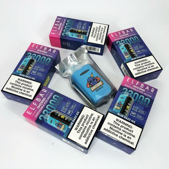 ELF BAR GH 23000 5%. Синя малина (Blue Razz Ice) | Зображення 3