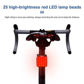 Мощный задний фонарь для велосипеда, Задний аккумуляторный велофонарь, Стоп на велосипед LED USB SX-62