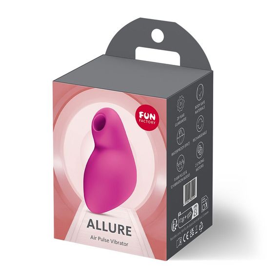 Вакуумний стимулятор Fun Factory Allure Magenta, 12 режимів вібрації, 11 рівнів вакууму, перезаряджуваний | Зображення 5