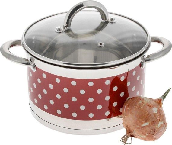 Каструля Bohmann BH-0127-20, 3. 6 л, 20 см, з нержавіючої сталі з кришкою, для всіх типів плит | Зображення 1