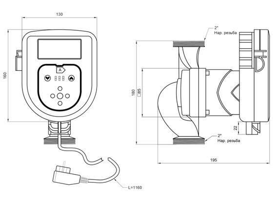 Циркуляційний насос Thermo Alliance LPS-А 32/100/180, енергозберігаючий LPSA32100180 | Зображення 3
