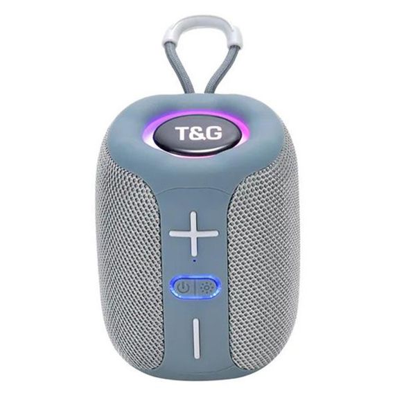 Портативна Bluetooth колонка TG658 8W з RGB підсвічуванням. DF-955 Колір: сірий